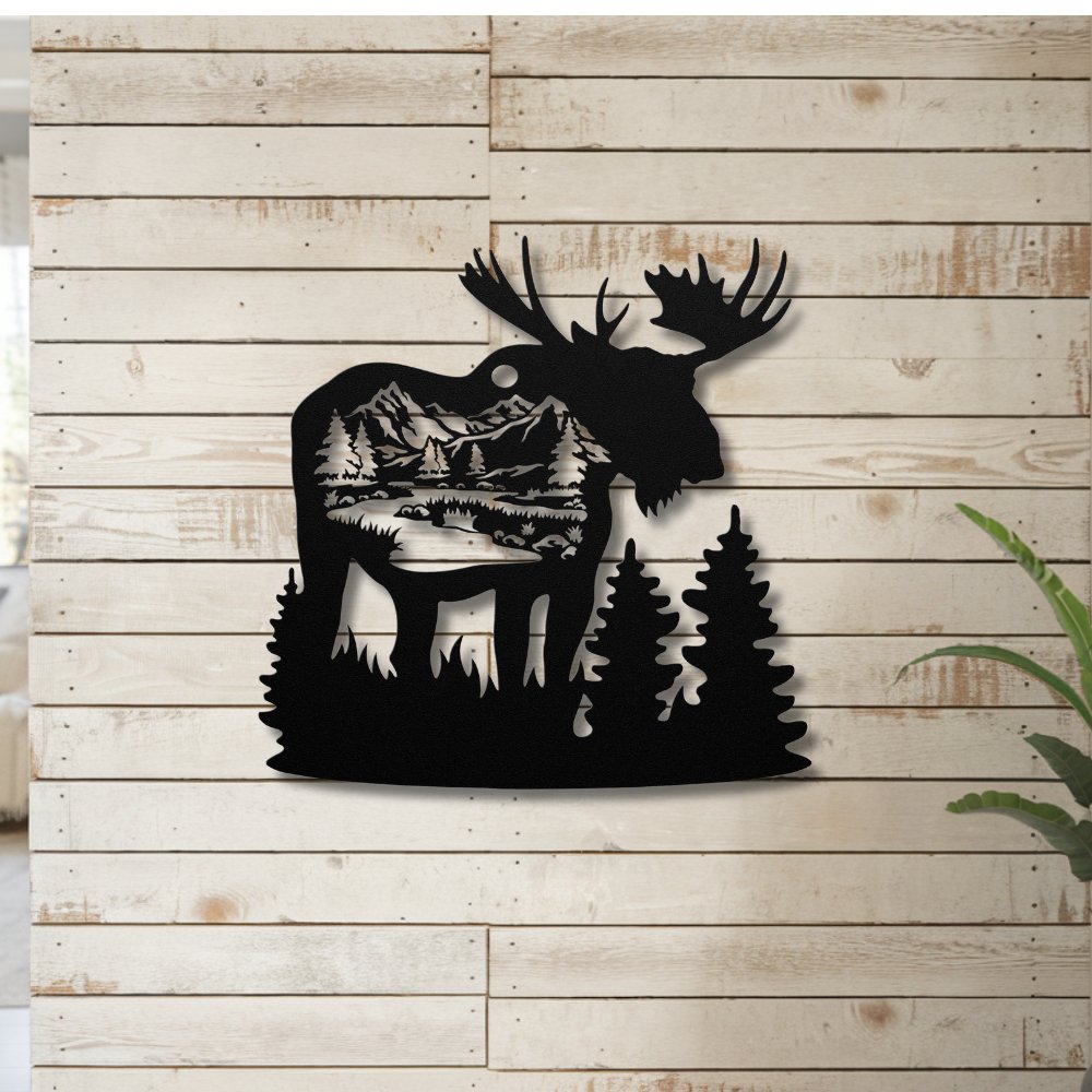 Moose - Metal Wall Art - Yucca Metal Art