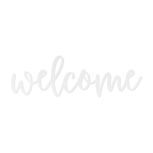 Welcome - Metal Wall Art Words - Yucca Metal Art