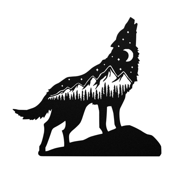 Wolf - Metal Wall Art - Yucca Metal Art