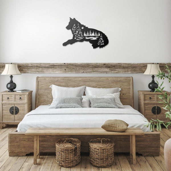 Wolf - Metal Wall Art - Yucca Metal Art