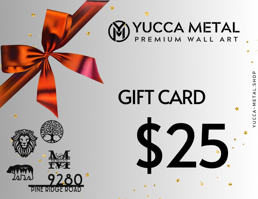 Yucca Metal Gift Card! - Yucca Metal Art