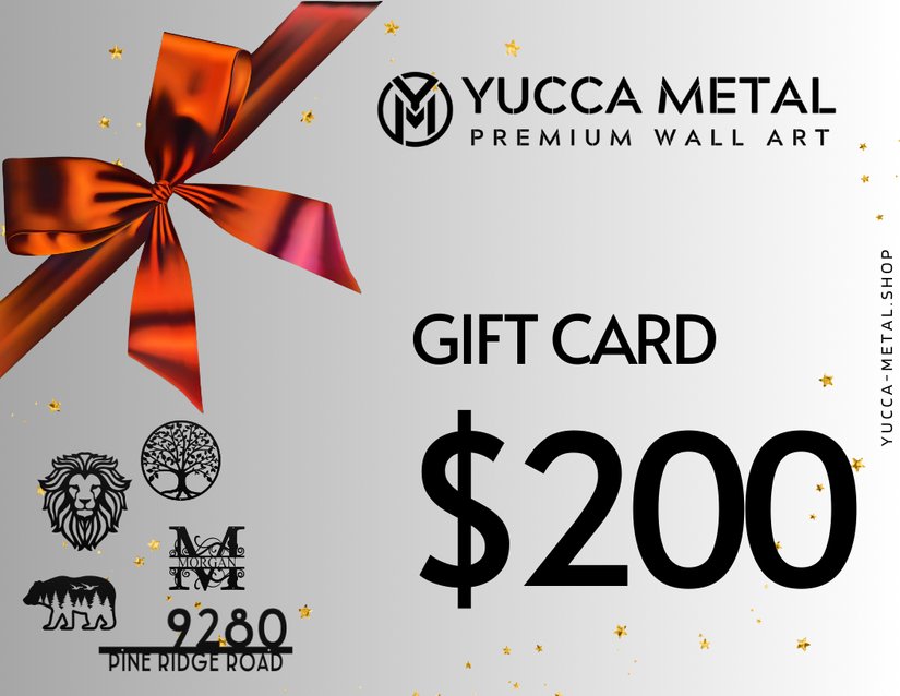 Yucca Metal Gift Card! - Yucca Metal Art