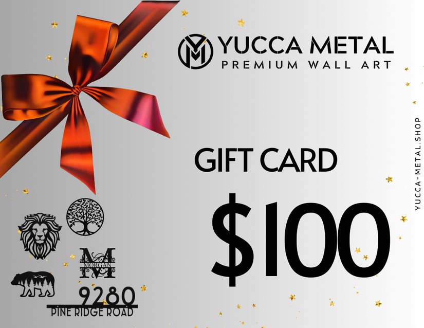 Yucca Metal Gift Card! - Yucca Metal Art