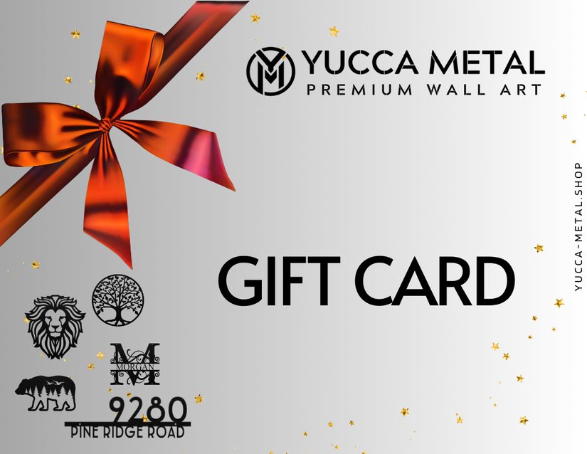 Yucca Metal Gift Card! - Yucca Metal Art